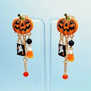 HLWN Pumpkin Drop Earrings